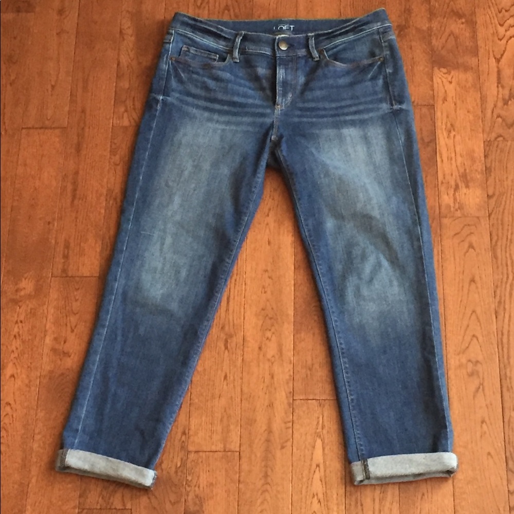 Ann Taylor Loft Modern Cropped Jeans